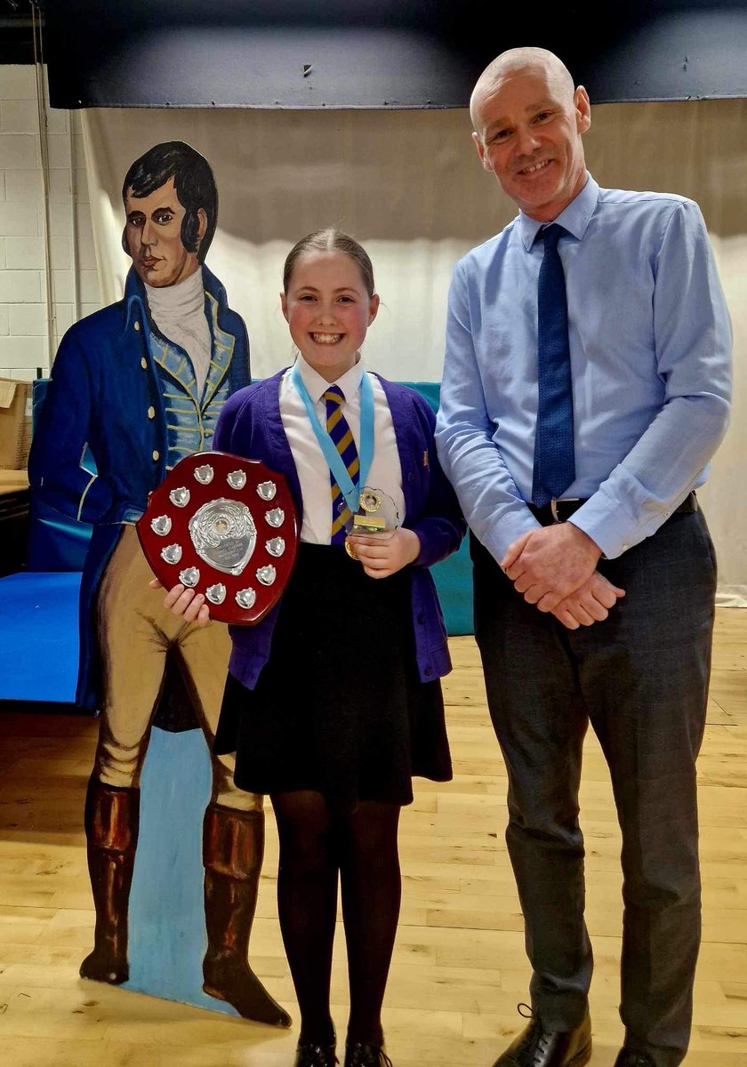 Jessica, from Robert Owen Memorial Primary School, has excelled in this years Robert Burns music festival. Jessica is off to the National Finals after winning the previous two rounds. She played a medley of Scottish tunes on Saxophone.👏👏 @ROMPSTWEET @EducationSLC @CreativeScots