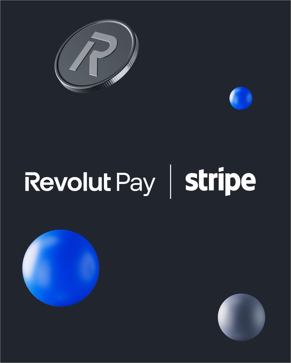 Revolut Pay is now live with Stripe 🎉 Faster checkouts, average authorisation rate of 98.5%, and global reach awaits. Enable now for streamlined operations, and stay tuned for updates.