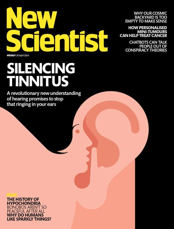 In this week's issue: a revolutionary new understanding of hearing promises to stop that ringing in your ears. Find a copy in shops or download our app for audio and digital editions. newscientist.com/issue/3487/