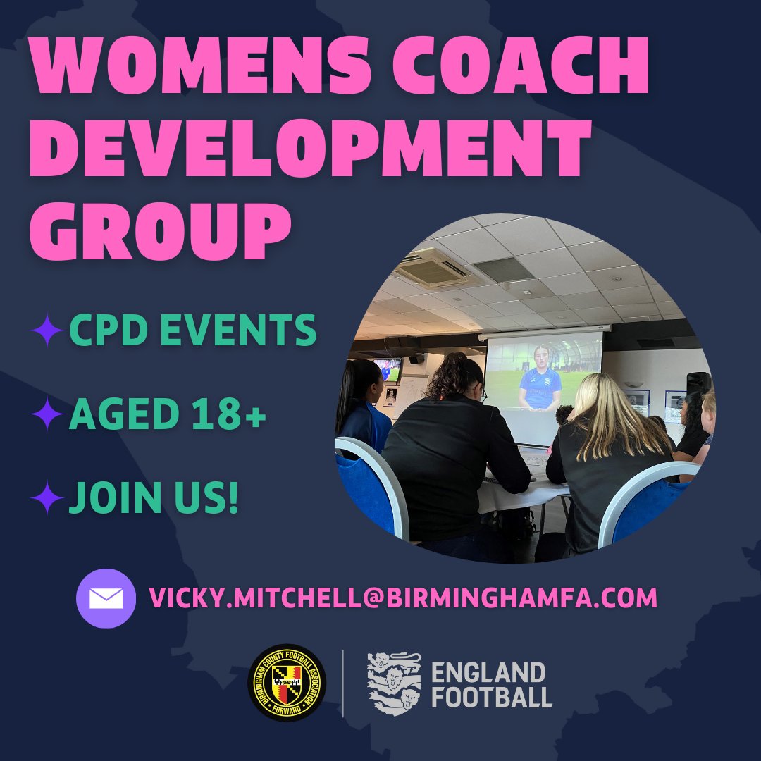 BCFAFP's tweet photo. Womens Coach Development Group
With over 60 females now in the group, they Network, attend CPD, Collaborate ideas for teams progressions, support each other and share friendships!
Lead by Myself, FA Mentors and FA Regional Staff;
#JoinUs #FemaleCoaching https://t.co/VmBtIFFwOu