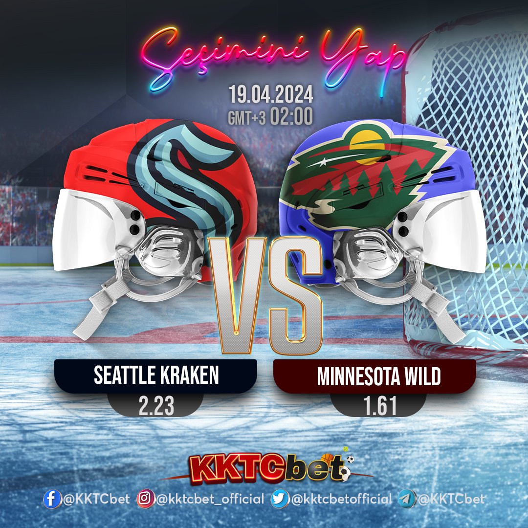 Seçimini Yap! Seattle Kraken - Minnesota Wild - Favorin Kim ? #icehockey #icehockeylife #icehockeygame #icehockeyplayer #icehockeygame #icehockeyjersey #icehockeyplayer #NHL #nhlhockey #game #gameday #matchday #match #win #favorite #hashtag