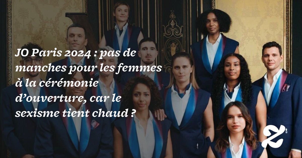 JO Paris 2024 : pas de manches pour les femmes à la cérémonie d’ouverture, car le sexisme tient chaud ? ➡️ l.madmoizelle.com/qm0