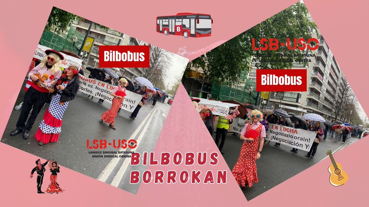 LSB_USOEuskadi's tweet photo. 😡La plantilla de los #autobuses 🚌de #Bilbobus en #Bilbao 🅱️seguimos en #huelga indefinida exigiendo una #solucionYa
😡No es🕺💃 #FeriadeAbril2024 ni🎸 #GanasDeFeria
✊Somos:
#BilbobusBorrokan #BilbobusEnLucha #apirilak18
#sindicato LSB-#USOEnLucha ✊ https://t.co/jDoee7cspb