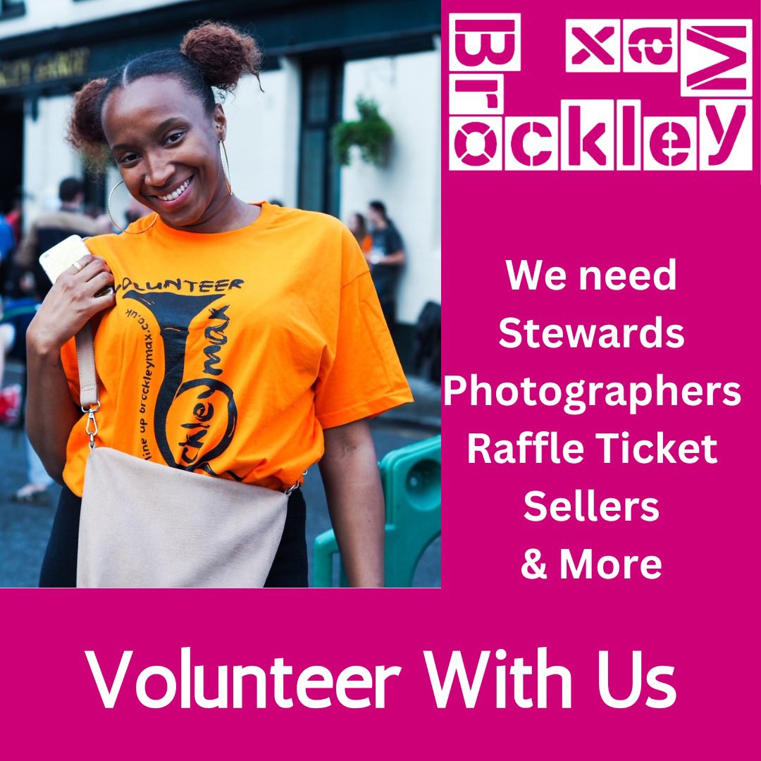 Our first volunteer social is tonight at The Brookmill Pub (65 Cranbrook Road) from 6.30pm. If you have already showed interest in volunteering then come along and meet the team -if you haven’t yet then it’s a perfect time to just turn up, say hi and find out more #brockleymax