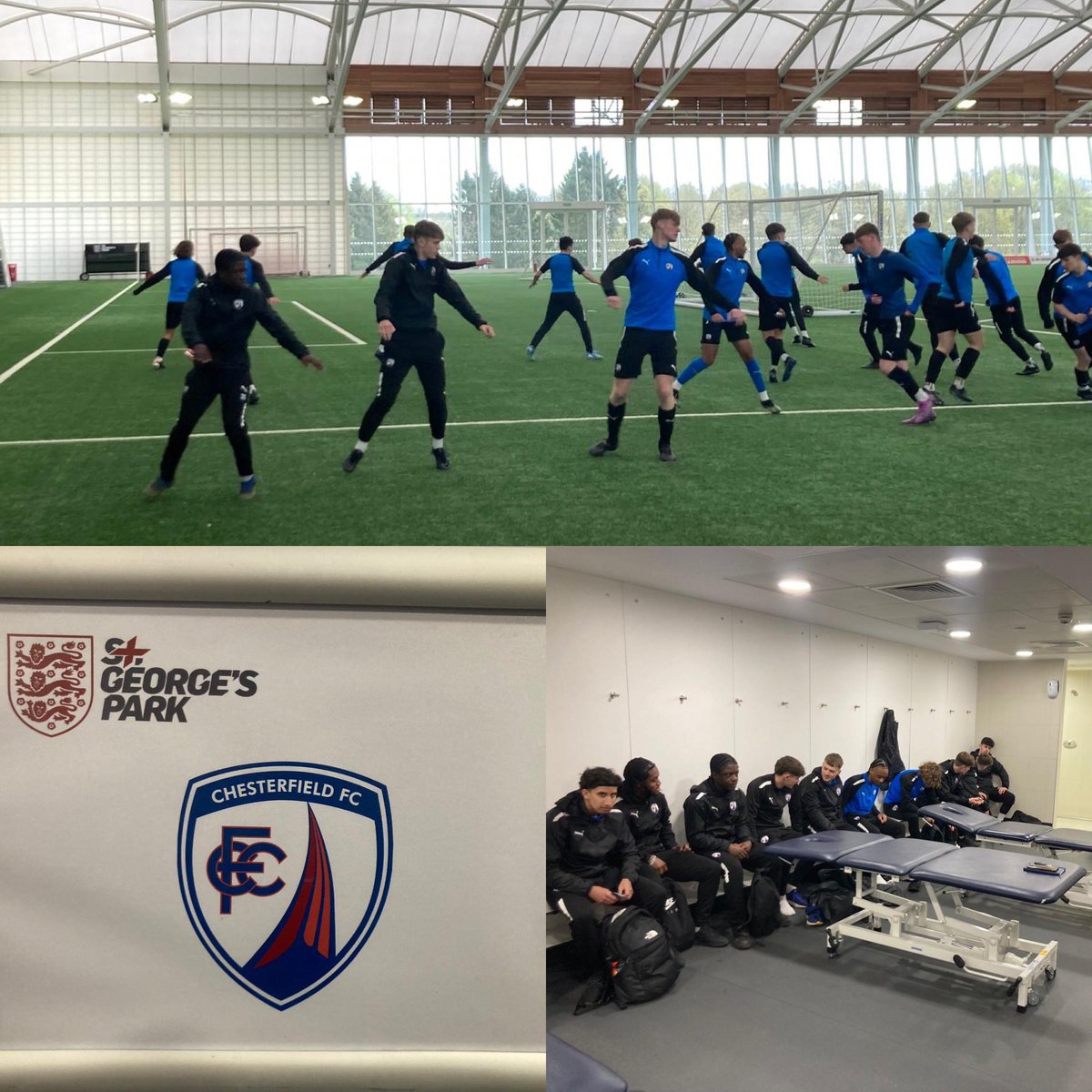 ChesterfieldYth's tweet photo. Our U17s are at St George’s Park Today for a training day ahead of the run in of games to the end of the Season.

#youngspireites
#chesterfieldfcacademy
#ChesterfieldFC https://t.co/ioYwoycfSa