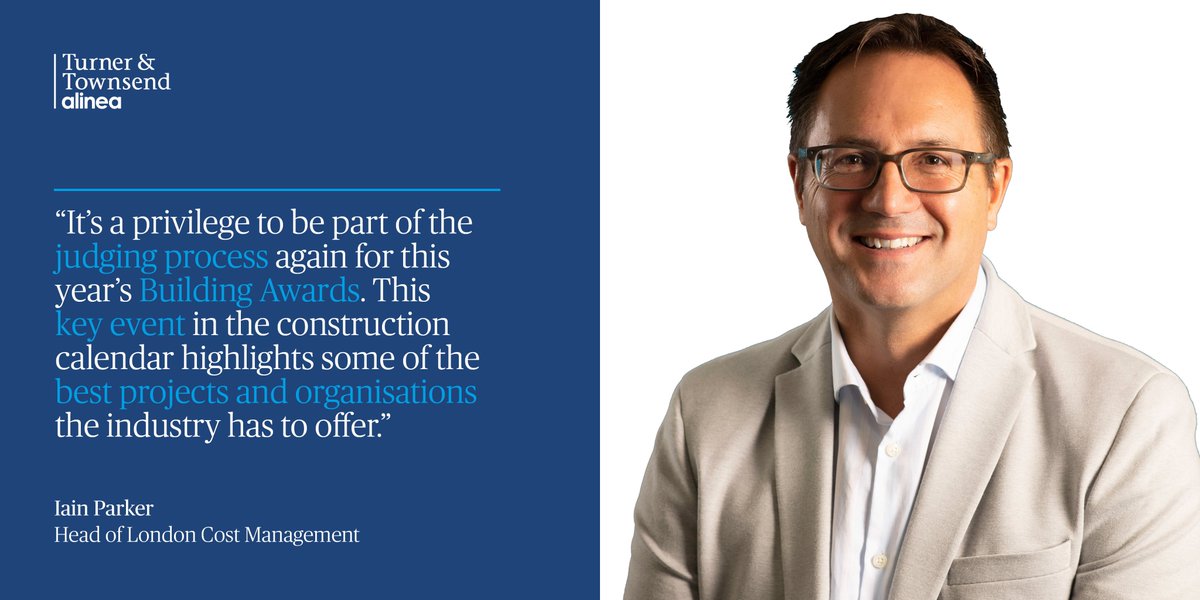 We are thrilled to announce that Iain Parker, Head of London Cost Management, has been selected to join the judging panel for this year’s @buildingawards.

These prestigious awards acknowledge and celebrate the ‘best of the best’ in the construction industry.

#BA2024