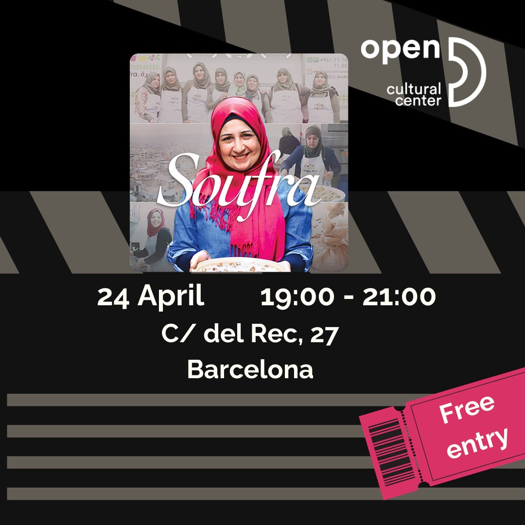 Rolling out the red carpet for OCC Spain’s Film Festival - Migration on Screen!

To start the festival off, we will be screening “Soufra”, an inspiring documentary set in Lebanon's oldest refugee camp.

🎟Want to come along? Click this link:

meetup.com/es-ES/open-cul…