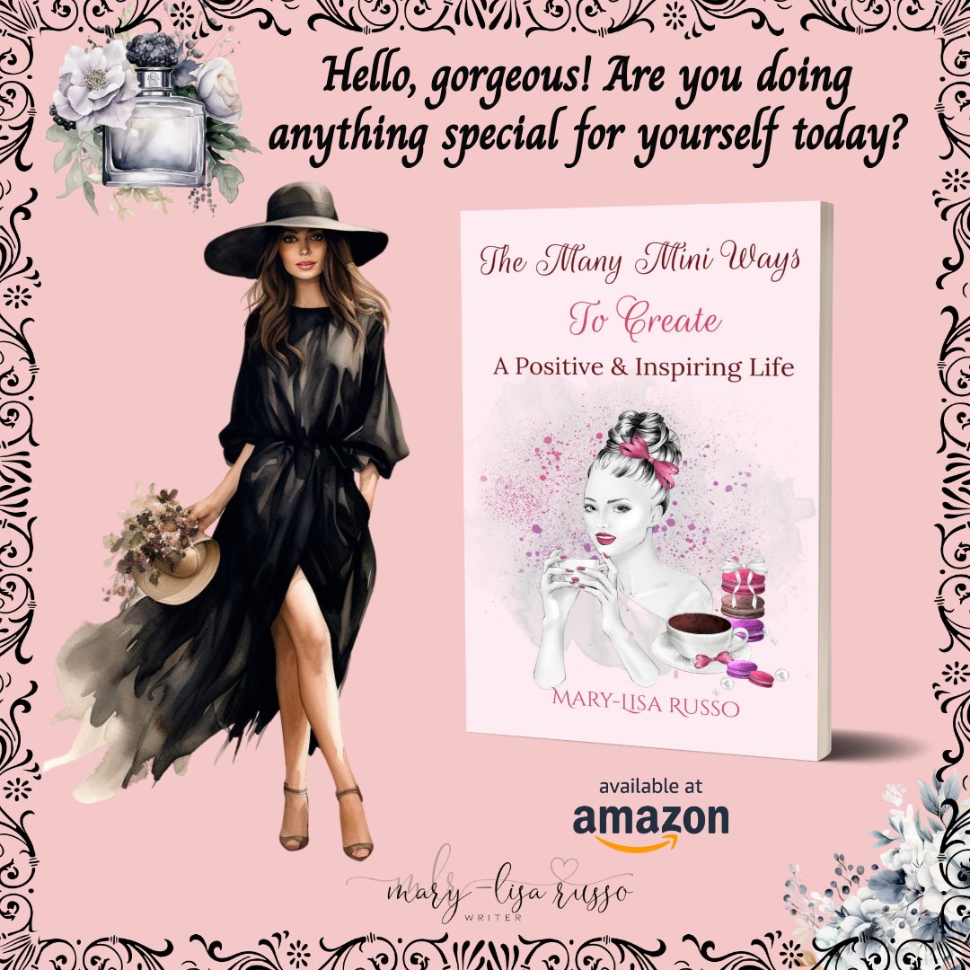 Give yourself the special attention you deserve- mentally and physically. Your happiness is important... try not to forget that. 🌸🌸🌸 marylisarusso.ca #BookTwitter #selfcare #SelfCareFirst #SelfCareMatters #BookRecommendation #BooksWorthReading #booklovers #GlamUp