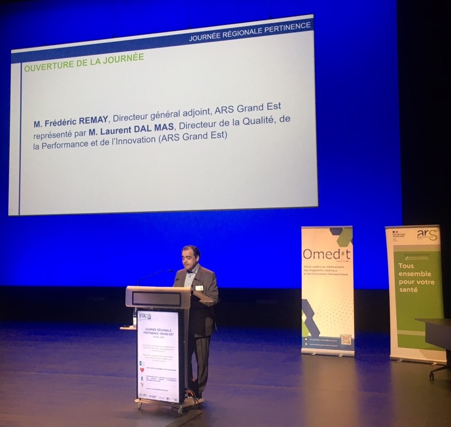 ars_grand_est's tweet photo. 🙌 Près de 190 participants à la Journée #Pertinence #GrandEst organisée ce jour au Centre Prouvé à #Nancy 📍sous l’égide de l’#IRAPS
🎤 Intro
M. DAL MAS Dir. qualité, perf. &amp; innovation @ars_grand_est
Dr WURTZ Prés. IRAPS
Dr BLANCHARD Dir. Régional du Service Médical #GrandEst https://t.co/CeyszMrMfz