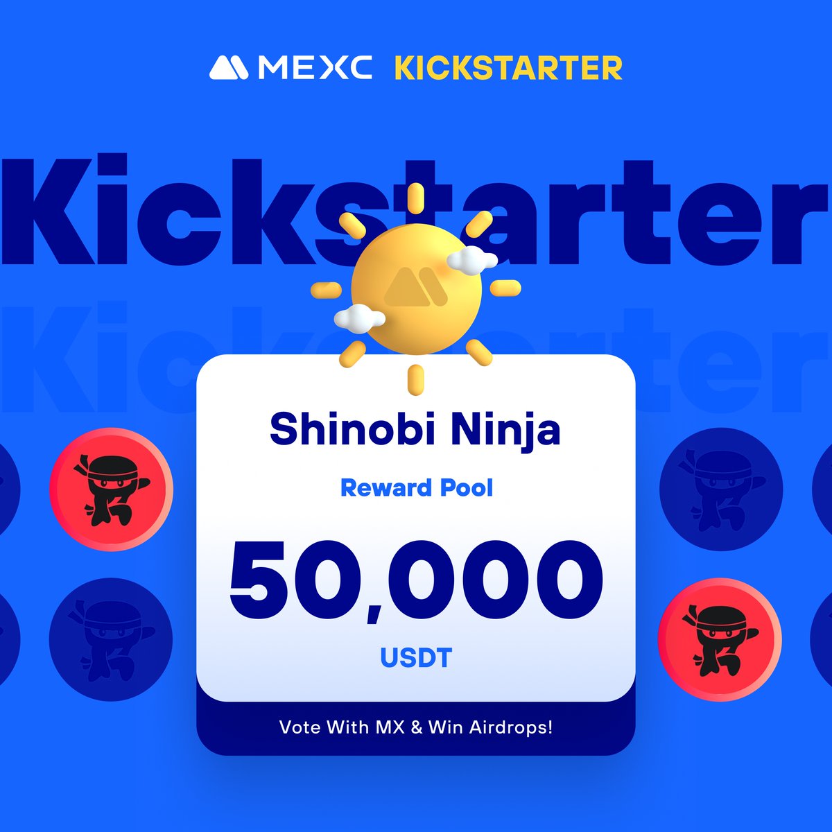 ShinobiNINJA01, a Solana sniper bot integrated with Telegram, enabling its  users to trade with precision and stealth, is coming to #MEXCKickstarter 🚀  🗳Vote with $MX to share massive airdrops 📈 $SHINOBI/USDT Trading: