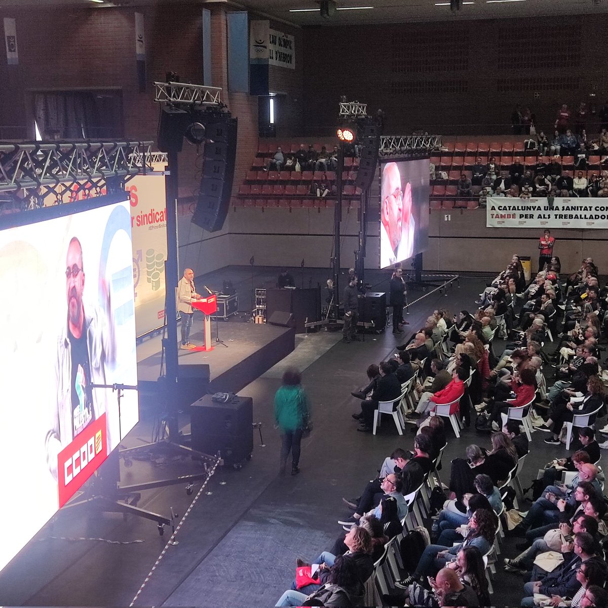 wellss77's tweet photo. Avui companys i companyes de les @CCOOLleida  som a la ASO (assemblea sindical oberta) a Barcelona,culminant un important procés participatiu col.lectiu del nostre sindicat. Intervenció del nostre secretari general @PachecoJpacheco https://t.co/aoFVqYKwxk