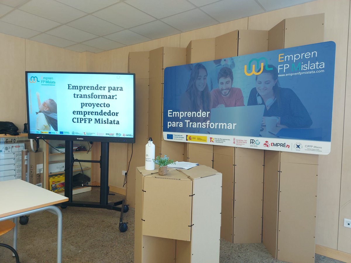 emprenfpmislata's tweet photo. Imoute emprendedor en @CIPFPMislata, muchas gracias por la visita! Ha sido un placer recibiros y compartir experiencias.
@GvaSomFP @ausiasmarch #empren #formacionprofesional https://t.co/p4YxBlThqc