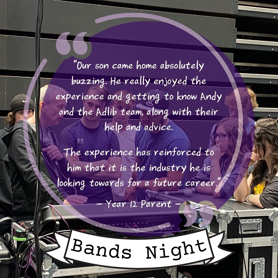 GateacreSchool's tweet image. It's wonderful to see the opportunities offered by @AdlibSolutions can help reinforce potential career paths for our students.

@gateacremusic @gateacredrama @educatemag
#GateacreSchool #wemakeevents #GateacreBandsNight #GateacreCareers