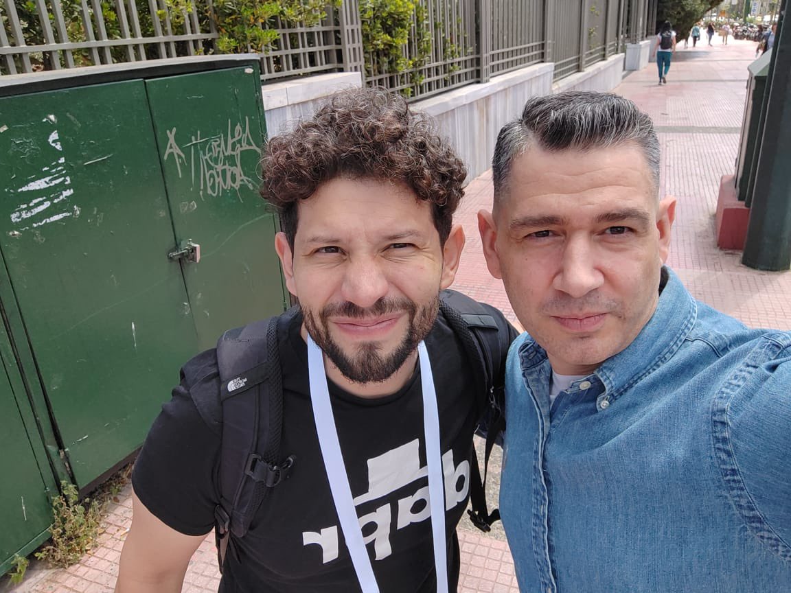 It’s awesome when you meet people that you know for ages and respect like <a href="/iocanel/">Ioannis Canellos</a> ! After all these years we meet in person at <a href="/DevoxxGR/">Devoxx Greece</a> ! Let’s keep working together for more <a href="/QuarkusIO/">Quarkus</a> and <a href="/daprdev/">Dapr</a> together ! 🥳🥳