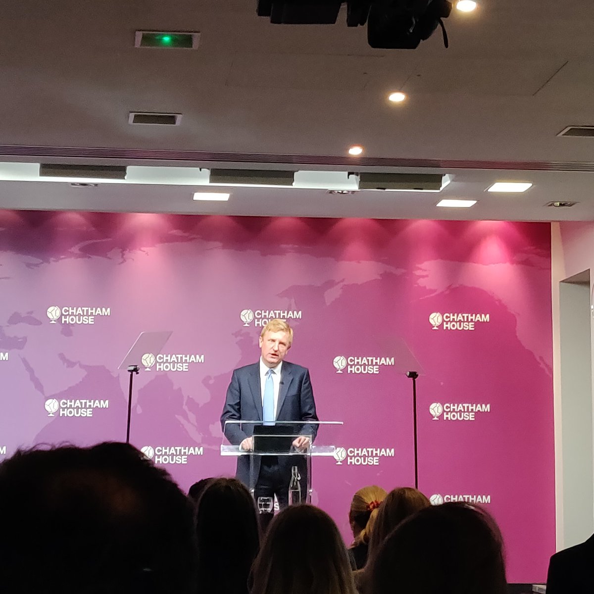 The #UK Deputy PM @OliverDowden 
@ChathamHouse : 
*Israel have the right to defend itself 
*Hamas is hiding behind innocent people
*UK is pushing for more humanitarian support 
*UK is highlighting the need for deconfliction 
#chevents