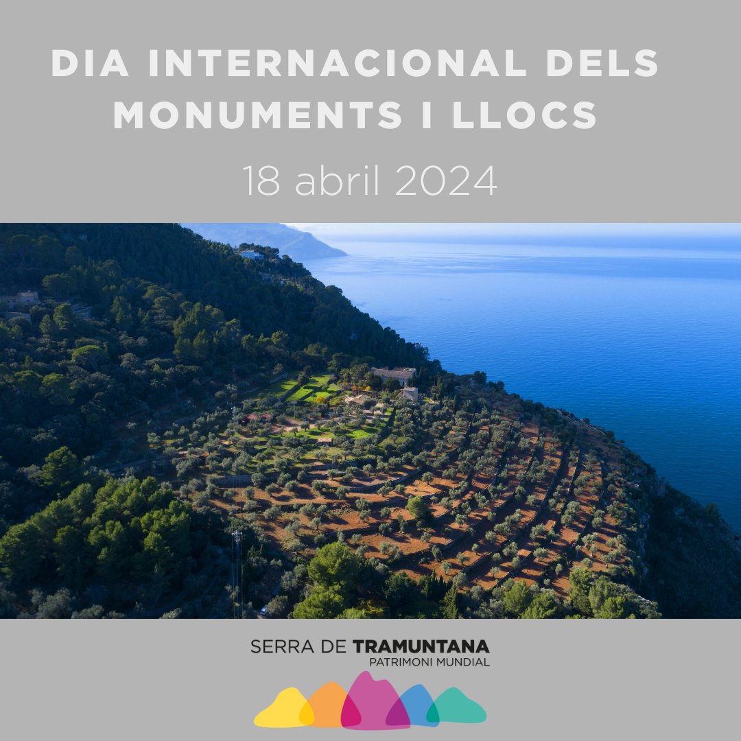 La riquesa patrimonial és immensa però vulnerable. Preservar-la és responsabilitat de totes i tots. Per promoure la protecció d'aquests llocs i monuments, cada 18/04 se celebra el #WordHeritageDay A #Mallorca conservam el #PaisatgeCultural #SerradeTramuntana #PatrimoniMundial