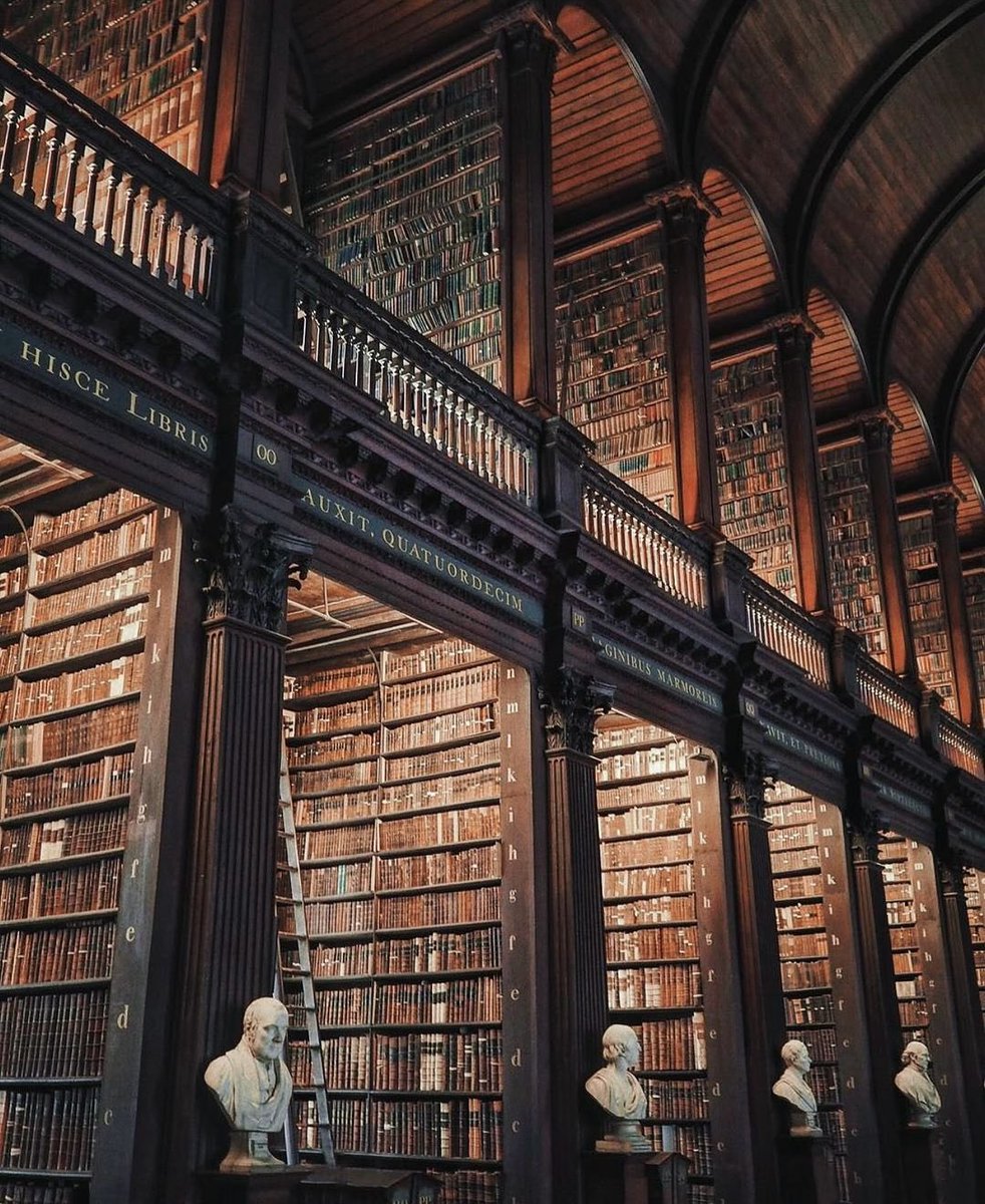 Majestic long room of the Trinity College library in Dublin. 📚

Picture by gisforgeorgina