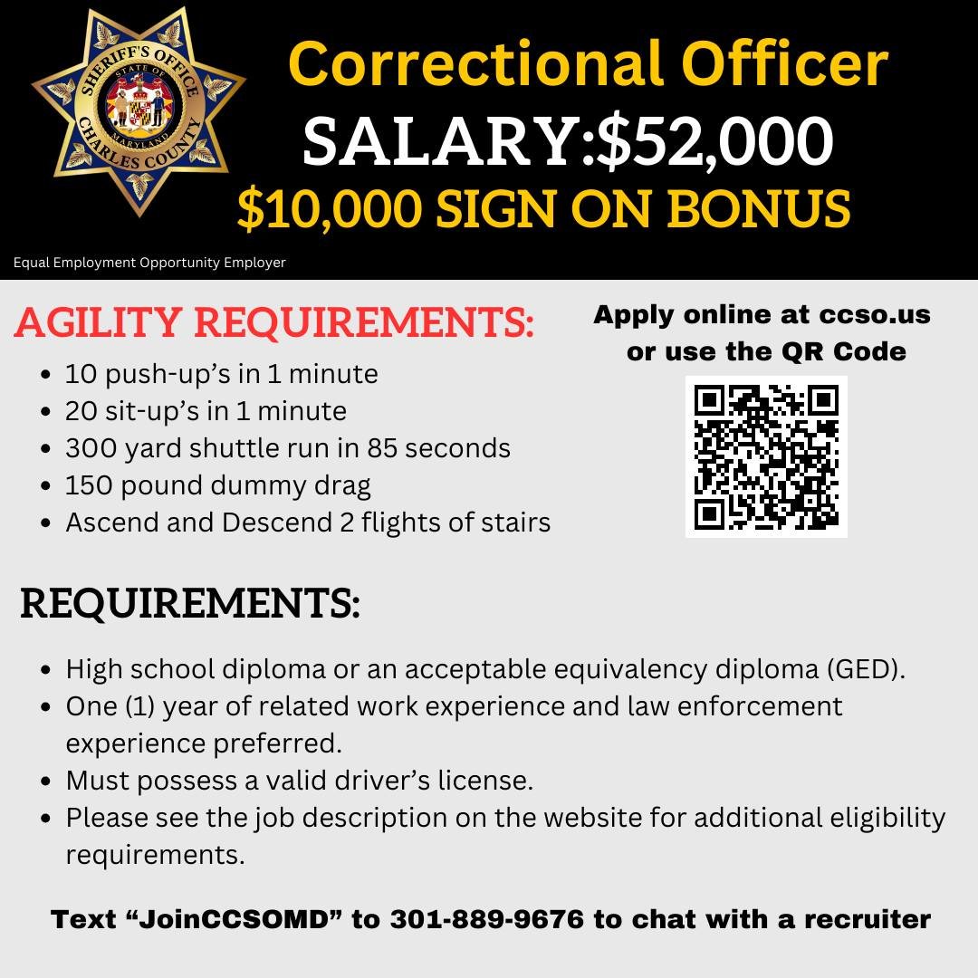JoinCCSOMD's tweet photo. We still have testing spots open for early May! Apply and get scheduled today! #JoinCCSOMD #CharlesCounty https://t.co/cyr6xA9nAx