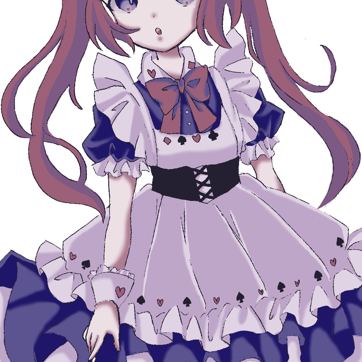 ♥♤アリスの衣装たち♧♢ #イラスト #オリジナルイラスト #衣装デザイン