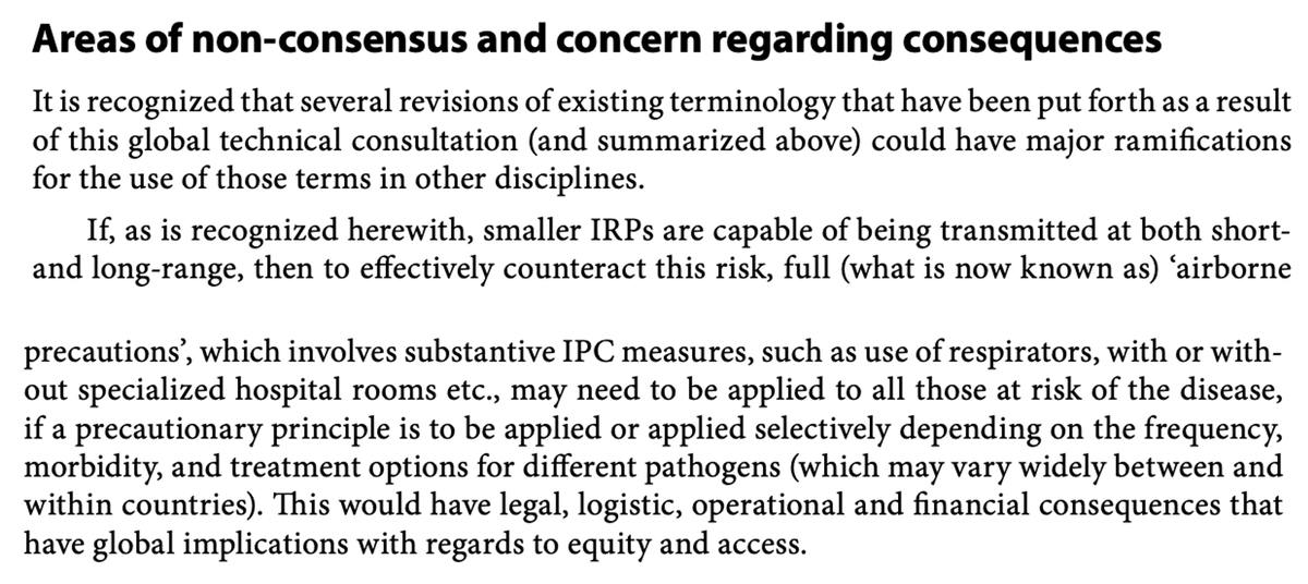 Application of precautionary principle costs money and has legal consequences. There it is.