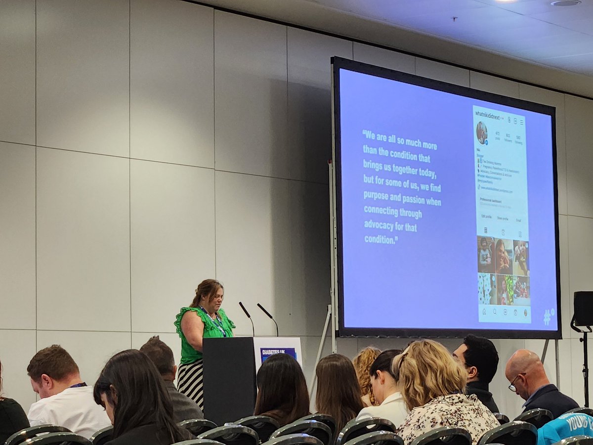 An emotional and powerful talk by @whatnikididnext highlighting the importance that language matters and the importance of the right support for those with diabetes. @dedocORG @DiabetesUK #DUKPC @Jazzsethi95