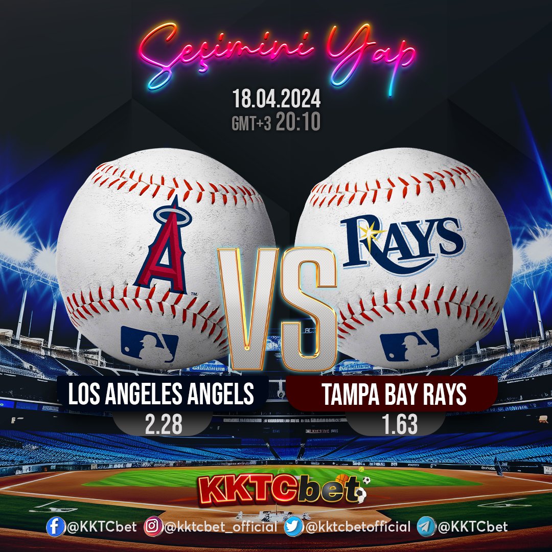 Seçimini Yap! Los Angeles Angels - Tampa Bay Rays - Favorin Kim? #matchday #kazan #favorite #win #match #followus #baseball #baseballcap #baseballlife #baseballgame #baseballplayer #baseballseason #baseballislife #mlbbhighlights #MLB