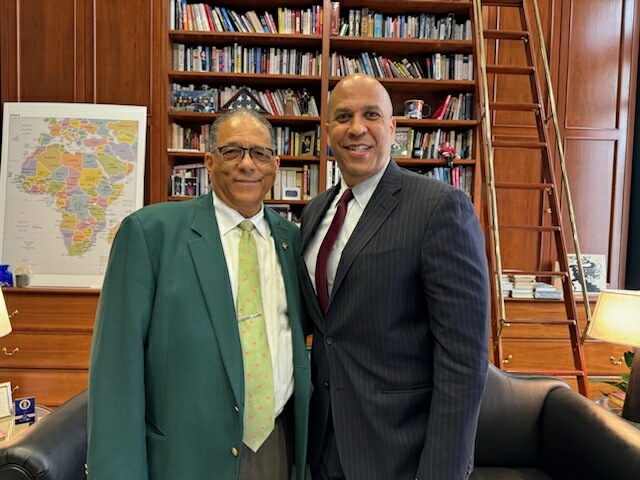 It was a pleasure to meet with Senator Cory Booker and hear more about his recent trip to Tanzania.