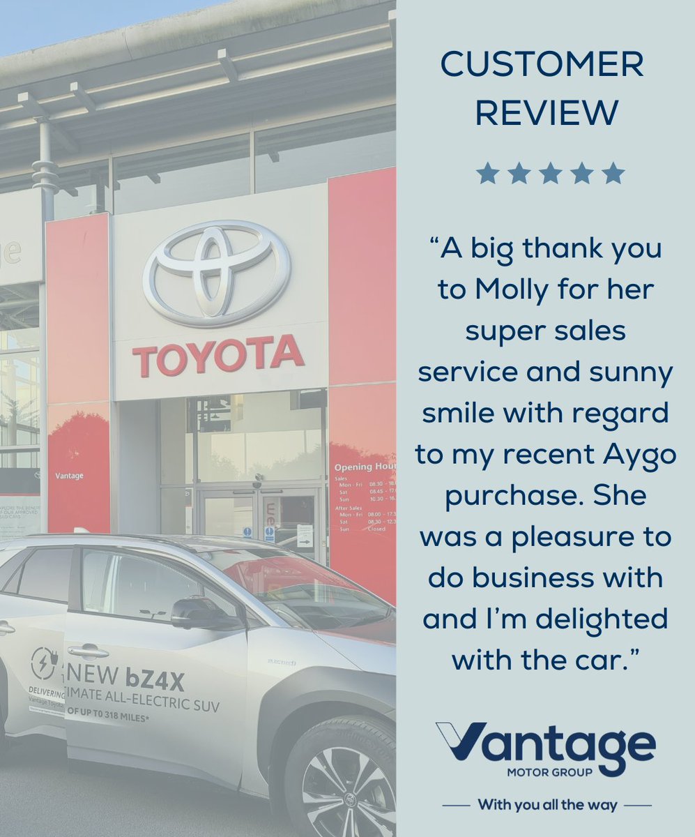 Thank you to our wonderful customers for the five-star rating! We're proud to have provided exceptional service at Toyota Scarborough! Keep up the excellent Mollie 👏✨ #CustomerReview #Appreciation #Toyota