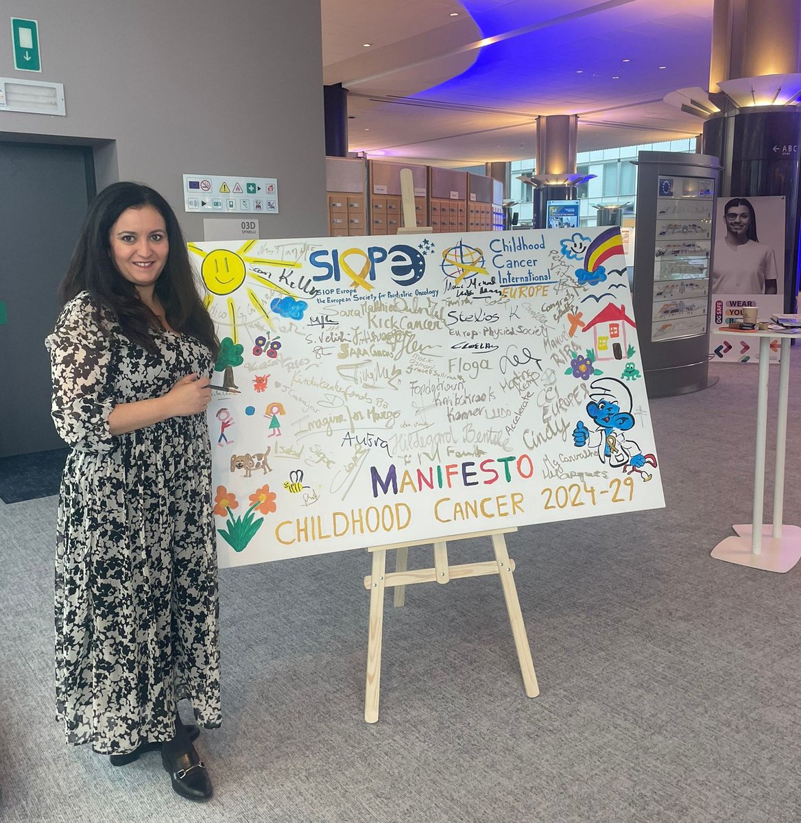 Thank you for signing our EU Elections Manifesto @leilachaibi. 🙏It is a privilege to have your support on our European Paediatric Cancer Community Manifesto: Cure More, Cure Better and Tackle Inequalities.🎗️