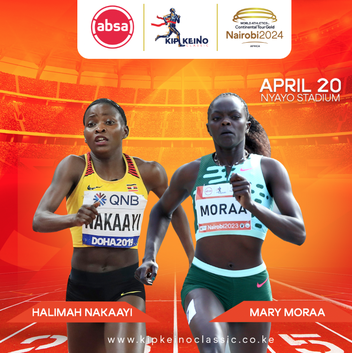 It is going to be a fast one, who wants it all? Who do you think will win the 800m Women? • MORAA Mary - KEN • NAKAAYI Halima - UGA #AbsaKipkeinoClassic2024 #TwendeNyayoStadium #TujazeNyayo