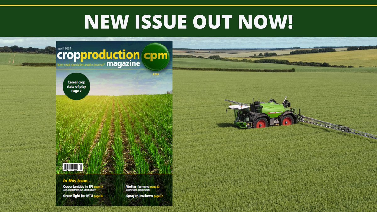 CPM April is out now! Read the inspiration behind our cover story - Cereal crop agronomy: shift in approach👇 cpm-magazine.co.uk/technical/cere…