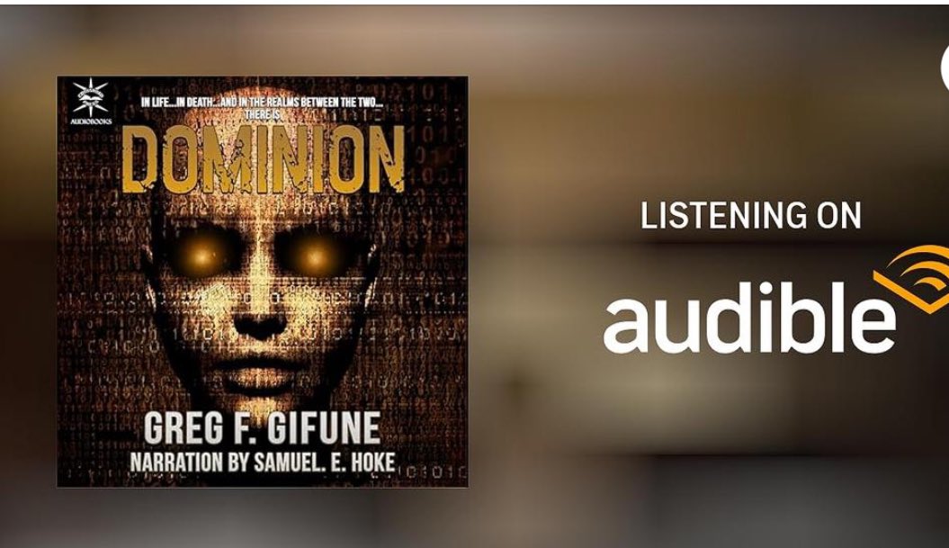 My novel DOMINION is now available in audiobook! “Compelling and beautifully written, DOMINION is at once a disturbing story of loss, guilt, and the triumph of darkness, as well as a dissertation on human existence.”—DARK SCRIBE MAGAZINE