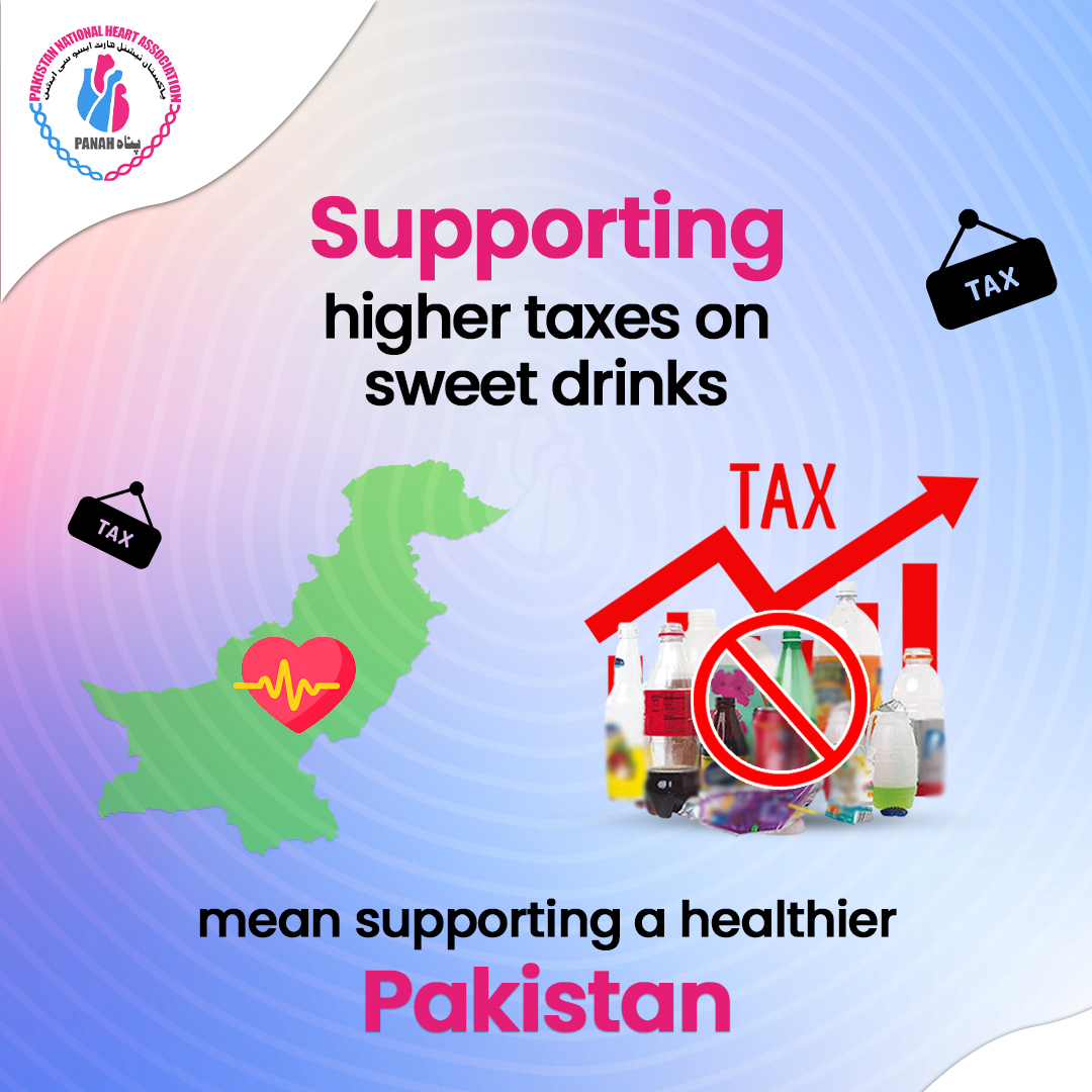 PANAH demands the Government of Pakistan to increase the tax on sweet drinks for a healthier nation.

#ReThinkYourDrink #highsugaralert #sugarydrinkskill #obesity #diabetesalert #PANAH #WHO