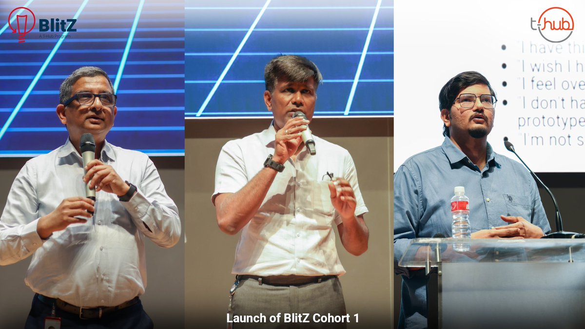 THubHyd's tweet image. T-Hub unveils a new chapter in innovation with BlitZ, a 45-day program for #entrepreneurs, students, and working professionals to turn their ideas into #prototypes.

From a pool of 686 applicants, 24 dynamic individuals with a startup idea were chosen to be a part of the program.