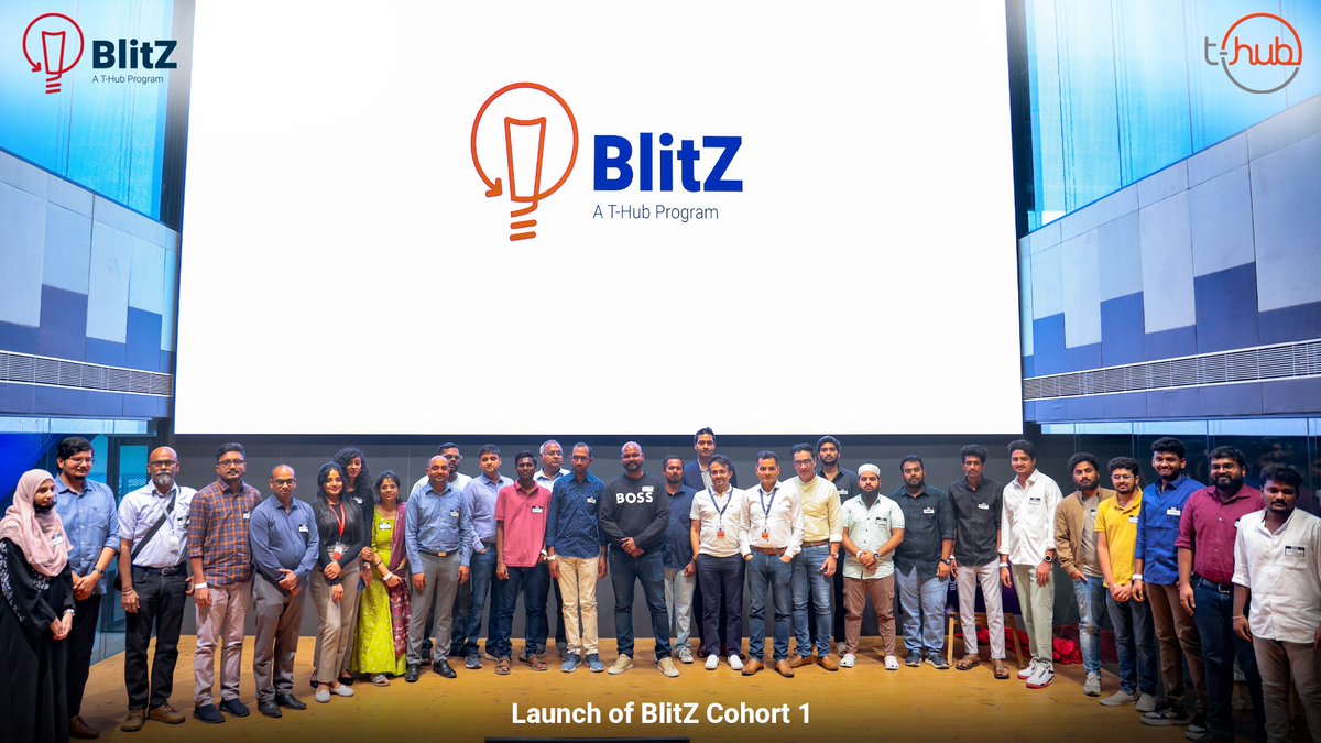 THubHyd's tweet image. T-Hub unveils a new chapter in innovation with BlitZ, a 45-day program for #entrepreneurs, students, and working professionals to turn their ideas into #prototypes.

From a pool of 686 applicants, 24 dynamic individuals with a startup idea were chosen to be a part of the program.