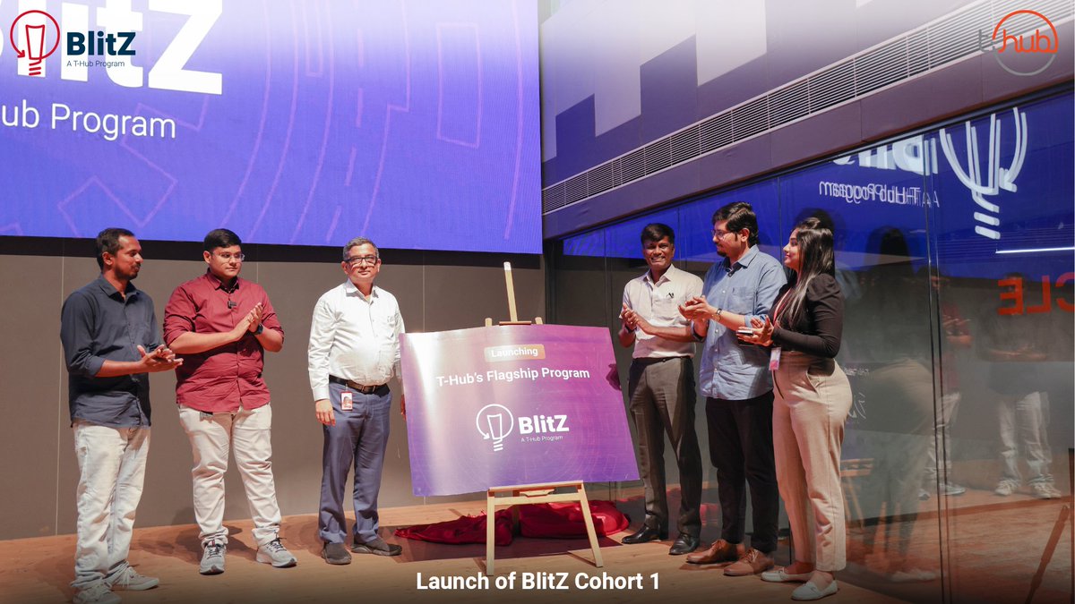 THubHyd's tweet image. T-Hub unveils a new chapter in innovation with BlitZ, a 45-day program for #entrepreneurs, students, and working professionals to turn their ideas into #prototypes.

From a pool of 686 applicants, 24 dynamic individuals with a startup idea were chosen to be a part of the program.