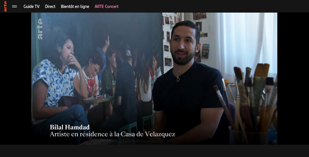 ✨Plongée en résidence avec @ARTEfr ! À mi-chemin de leur immersion d'un an en Espagne, les artistes Bilal Hamdad et Assoukrou Aké nous ouvrent les portes de leurs ateliers et nous parlent de leurs processus de création à l'Académie de France à Madrid. ⏯️arte.tv/fr/videos/1198…