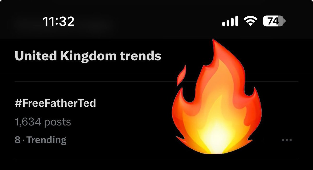 Glinner's tweet photo. We're trending! #FreeFatherTed https://t.co/4WKF0qJvTD