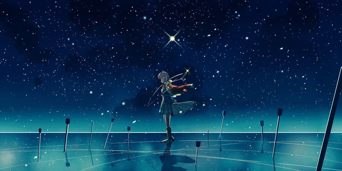 「レビュースタァライト#一次創作作家のファンアート 」|桜田千尋🌖2月17日よりプラネタリウムコラボのイラスト