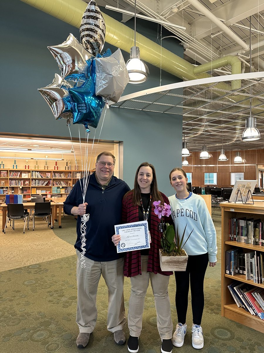 Congratulations Mrs. Kerrie Astrosky, ESMS Teacher of the Year 2024. Thank you for all you do for our ESMS community @KAstroskyESMS @MrGenovaESMS #leader #courageous