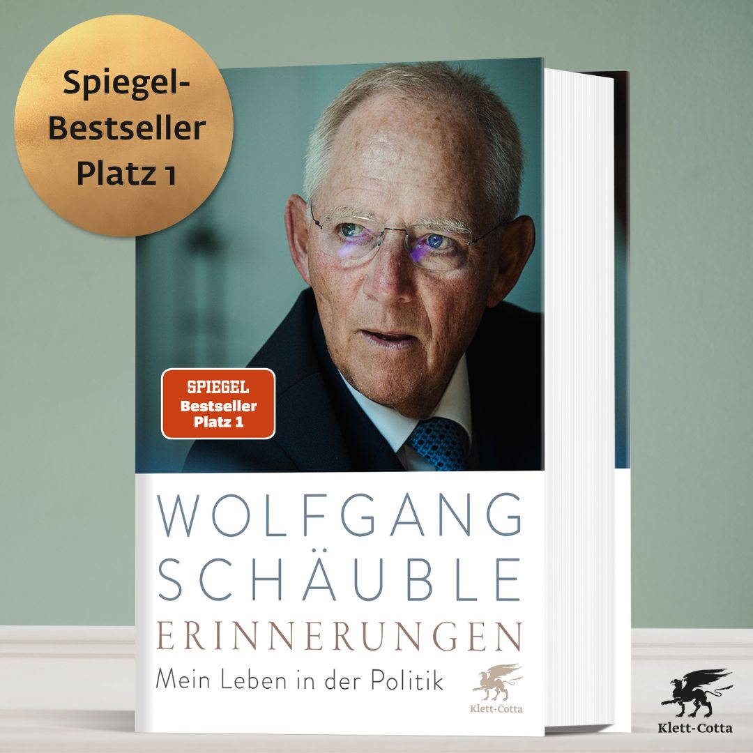 Wir sind überwältigt und dankbar! 🙏🏼 »Erinnerungen« von Wolfgang Schäuble steht auf Platz 1 der Spiegel-Bestsellerliste! 🥇📚 Wir möchten von Herzen allen Beteiligten sowie den Leserinnen und Lesern für die Unterstützung danken. #schäublebiografie 📚➡️ ow.ly/eGHk50Rj2rI