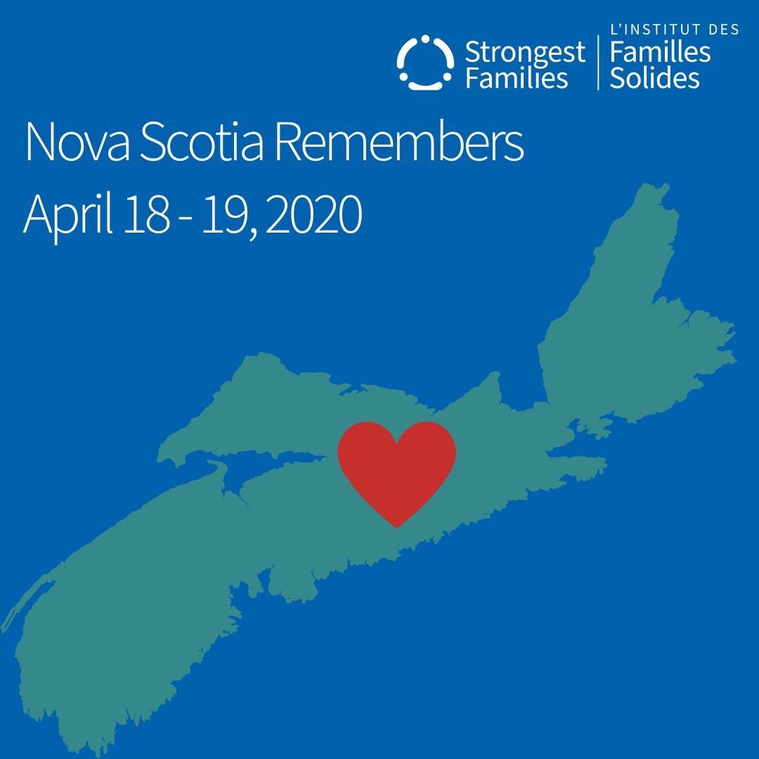 Today marks the fourth anniversary of the Nova Scotia mass casualties. We pause to remember all those impacted by this event today and tomorrow. If you or someone you know needs help, visit the Strongest Families “Get Help” page at: strongestfamilies.com/get-help-now/