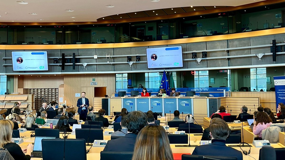 We're just one step away from the final @Europarl_EN green light to have the first EU-wide corporate diligence law in place! 💪

But 'the job is not over, and won’t be until finance is part of the due diligence obligations,' as MEP @larawoltersEU just pointed out 👏