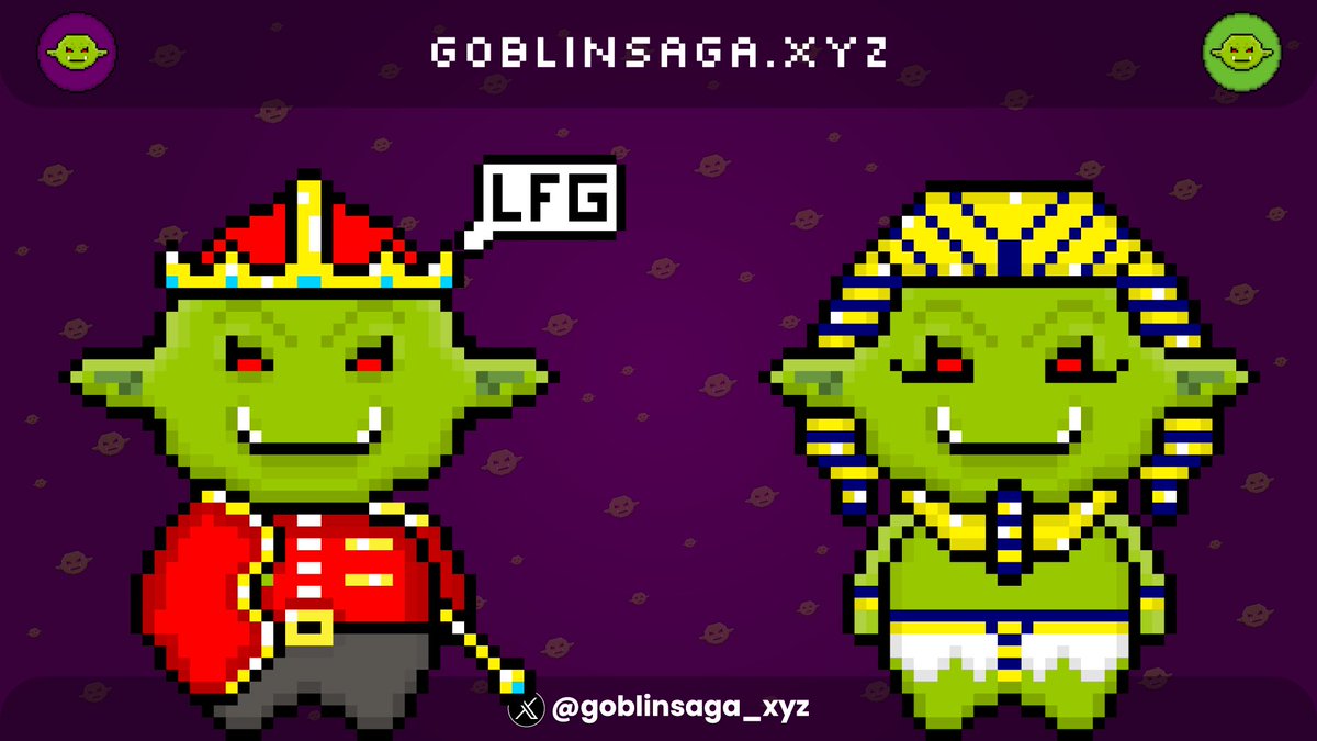 goblinsaga_xyz's tweet photo. #GoblinSagaNFTs is breaking the #web3🚀
🟢Mint: https://t.co/7MOJkps6S5
🎮Idle Game: https://t.co/hG9HfpqVVF

Weekly updates:
✅+61% of NFTs of 1st phase has been claimed.
✅+2.5k Matic traded on market
✅+79% of the NFTs are mining
✅+8.1M $xGSA mined

Our apps:
🟢https://t.co/hG9HfpqVVF
🟢https://t.co/jUuxlYrgWa
🟢https://t.co/aRd3JB7fTs

Let's do this more bigger #Web3Gaming with Idle Game Browser
#NFTCommunity #PolygonCommunity #CryptoCommunity #MiningApp #TokenFi #Crypto #NFTs #GameFi #GoblinSagaNFTs