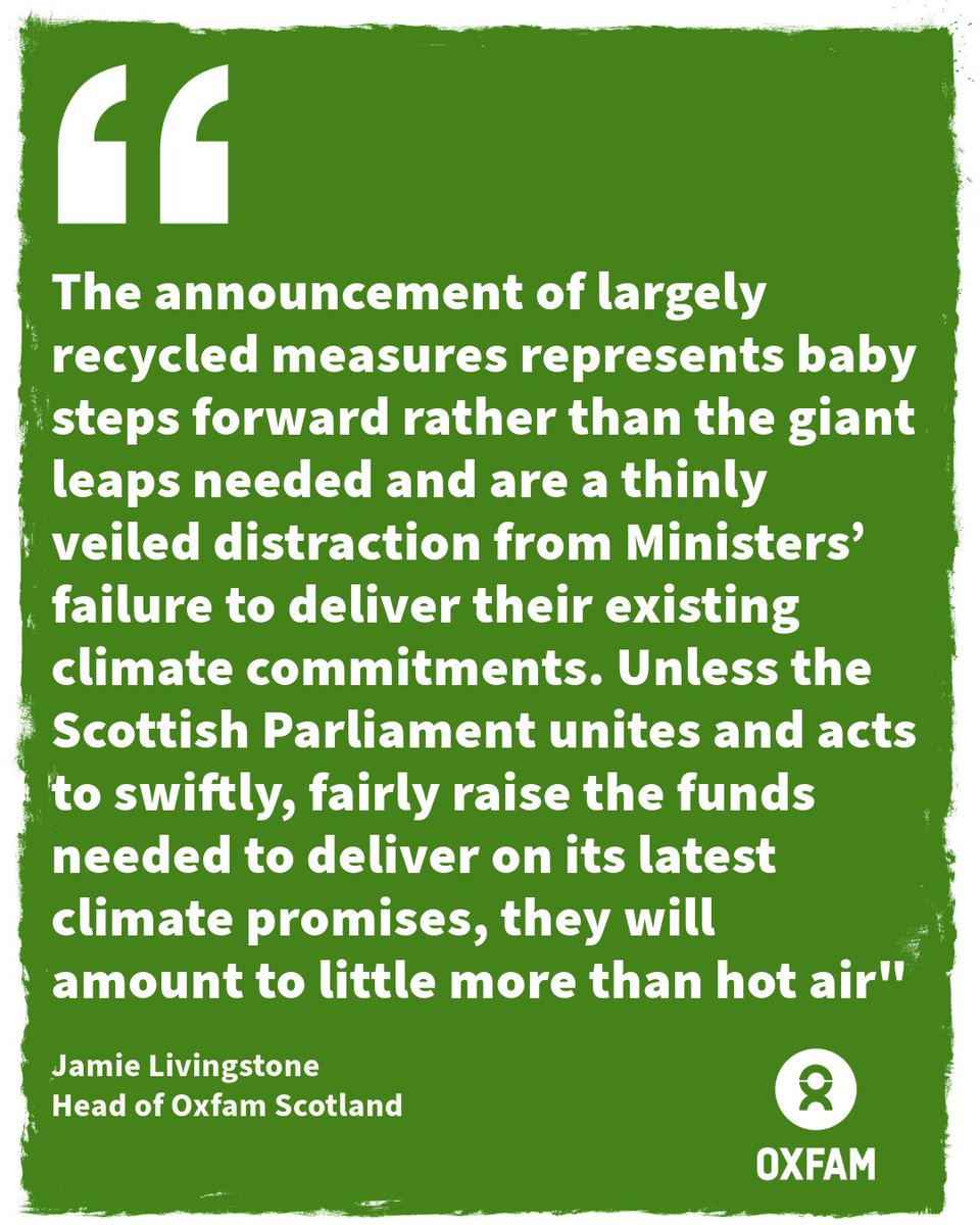 The Scottish Government’s abandonment of its legal 2030 and annual emissions reduction targets is a reprehensible retreat caused by its recklessly inadequate level of action to date. Our reaction to @MairiMcAllan's statement 🔽 bit.ly/3W3FaUc