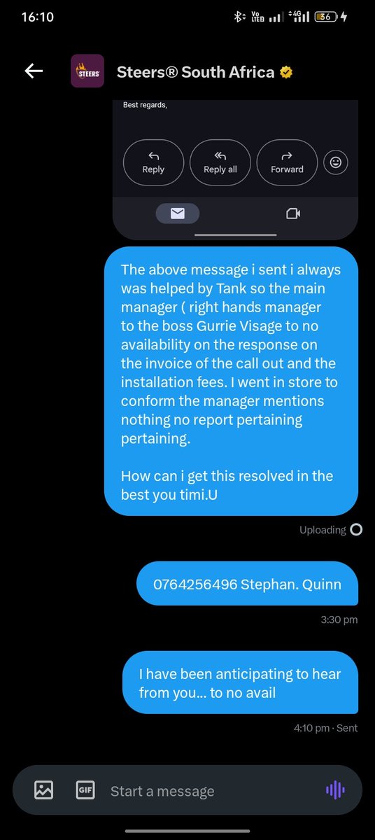 tcranial's tweet photo. @SteersSA with anticipation sent to the DM to no avail... https://t.co/BK5yHhyDXM
