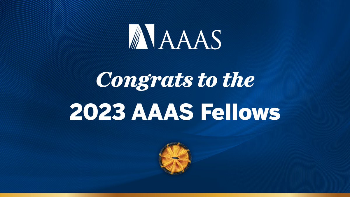 AAAS is thrilled to announce our 2023 #AAASFellows! “This year’s class embodies scientific excellence, fosters trust in science throughout the communities they serve, and leads the next generation of scientists,” said AAAS CEO @sudipsparikh. Read more: brnw.ch/21wIWyv