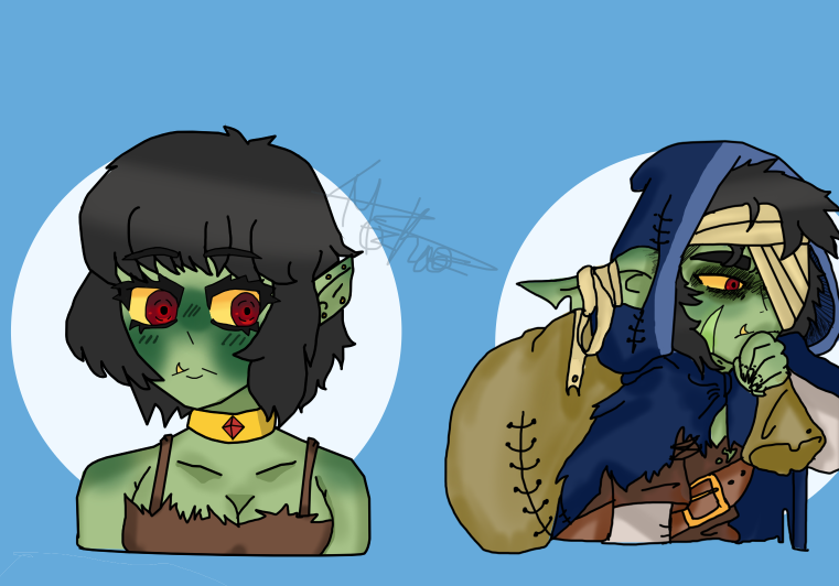 moskao666's tweet photo. #OC #goblins #art #dibujodigital #dibujo 
asi que tengo aqui unos nuevos oc dos hermanos goblin https://t.co/a0arBnLY3l