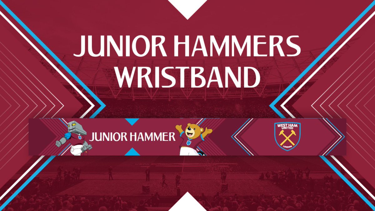 ⚒️| Our SLO Team will be handing out Junior Hammer Wristbands to families attending London Stadium. The wristband will allow supporters to fill in important details such as client reference number, seat details and your emergency contact number. This is so that if your child is…