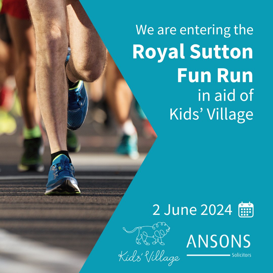 We will be taking part in the @SuttonFunRun! Members of our team will be running the 8.5-mile route to raise funds for the incredible @TheKidsVillage. The race takes place on 2 June. Please donate to our fundraiser if you can: bit.ly/4a5NxT0 #FunRun #Fundraiser